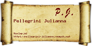 Pellegrini Julianna névjegykártya